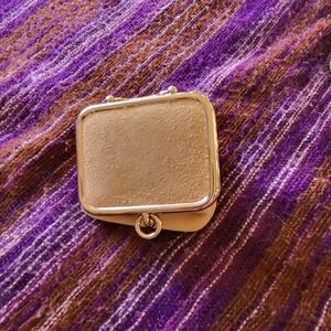 Textured Gold Square Pendant